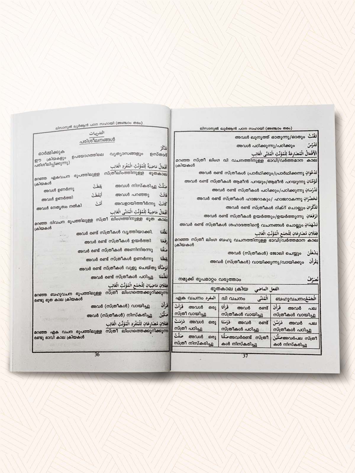 5TH STANDARD LISANUL QURAN GUIDE