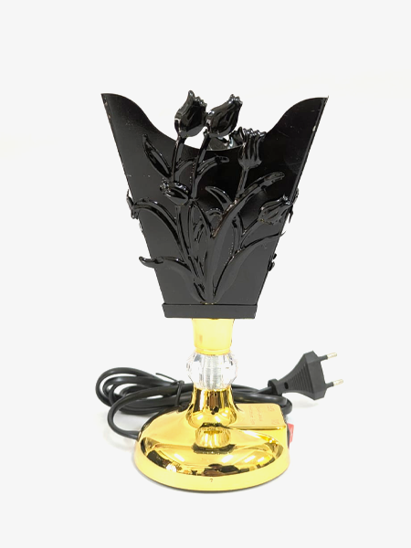 Luxury Black & Gold Bakhoor Incense Burner