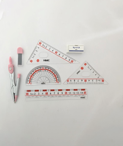 GeoGenius Compass Set (7 Piece Math Kit)