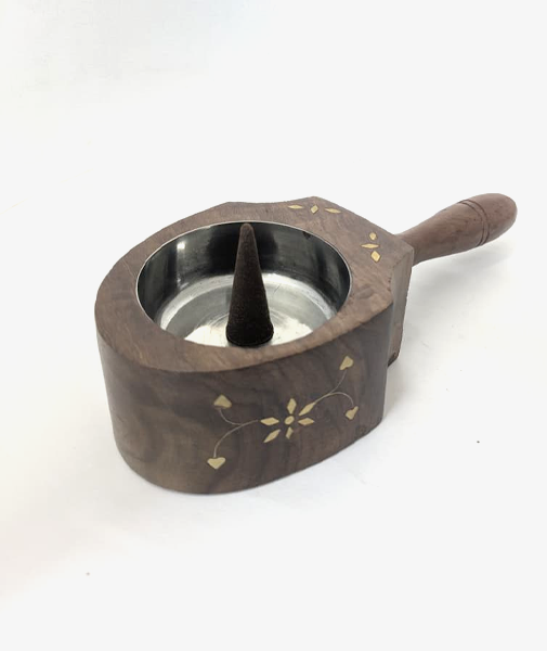 Wooden Handle Oud Burner