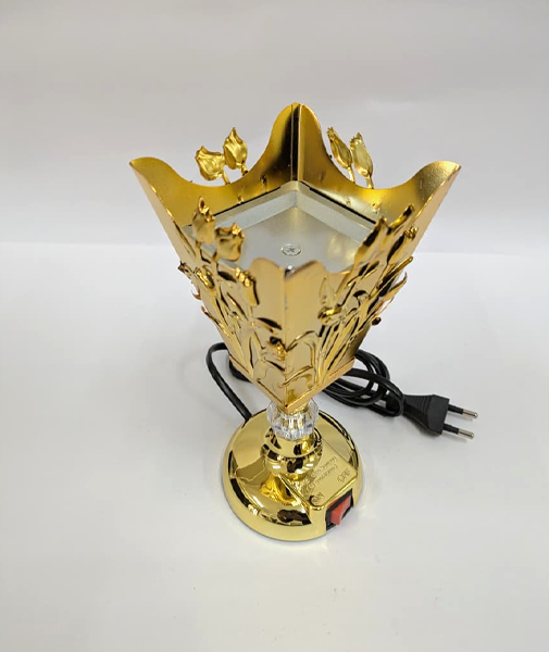 Luxury Black & Gold Bakhoor Incense Burner