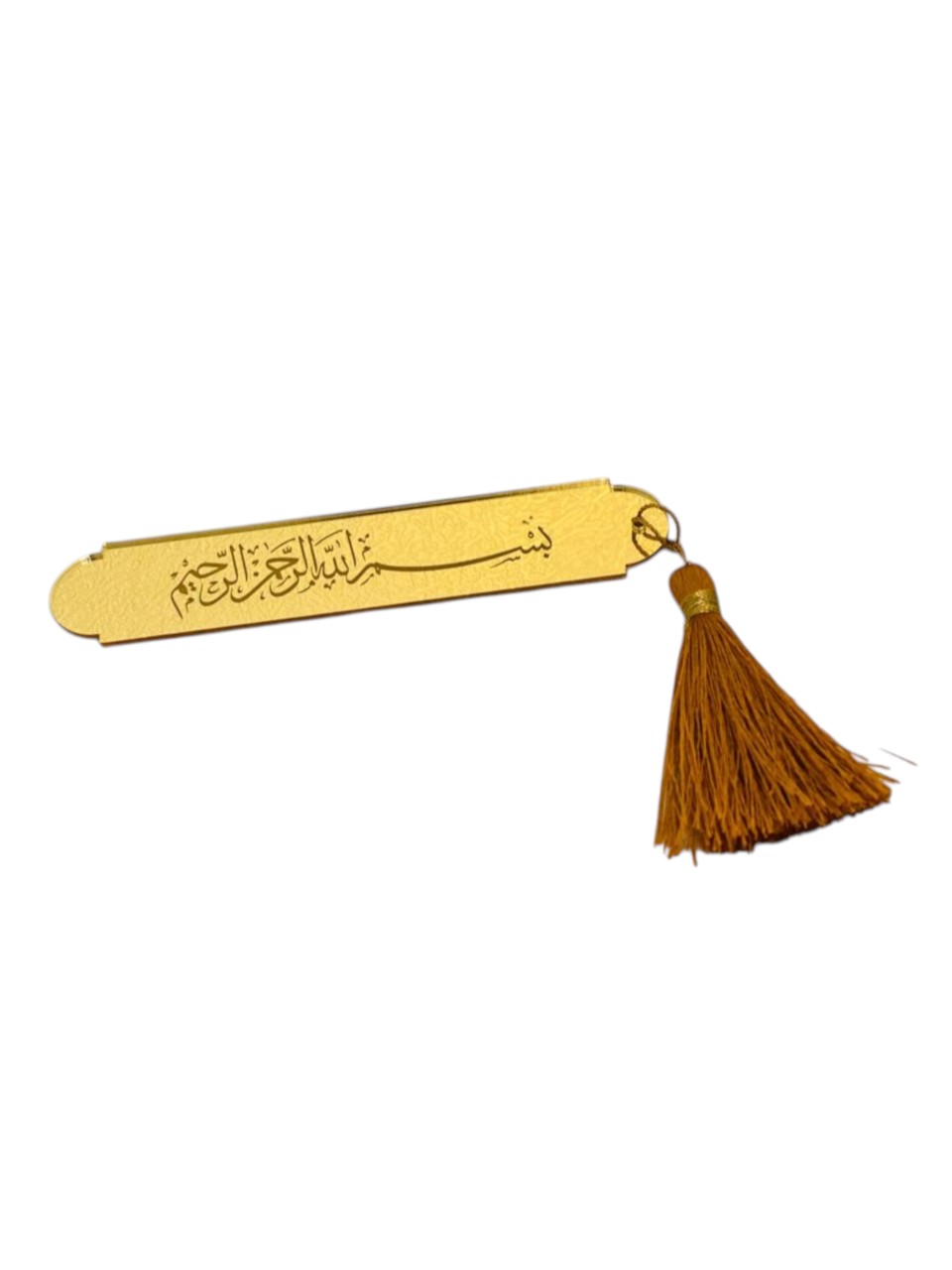 ACRYLIC BOOKMARK WITH CRAVED BISMI