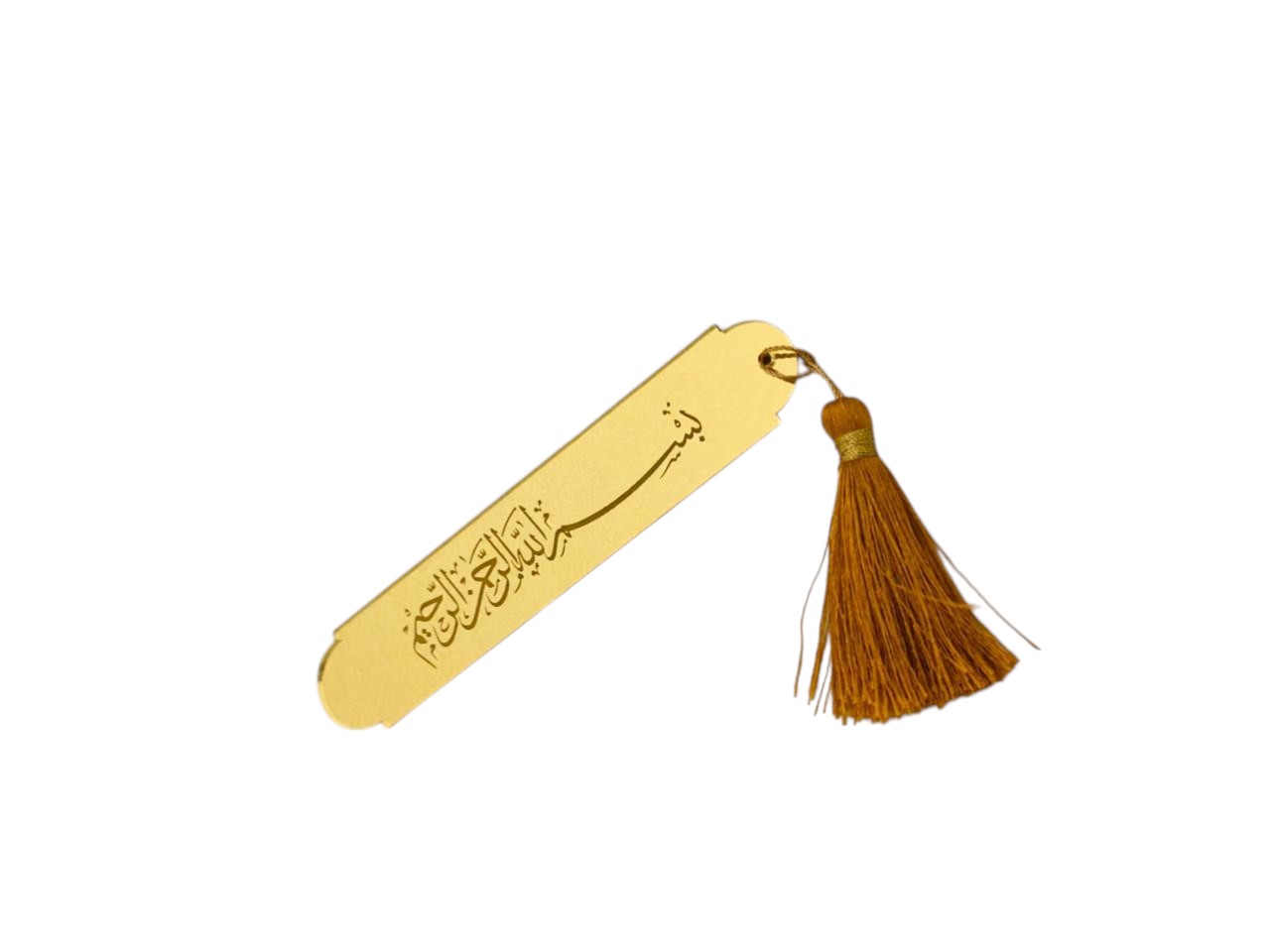 ACRYLIC BOOKMARK WITH CRAVED BISMI